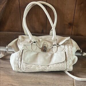 Jessica Simpson Cream Handbag